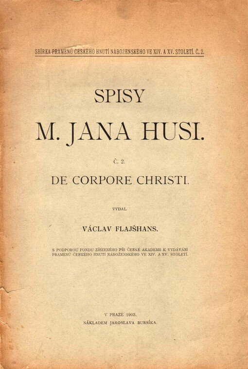 Spisy M. Jana Husi