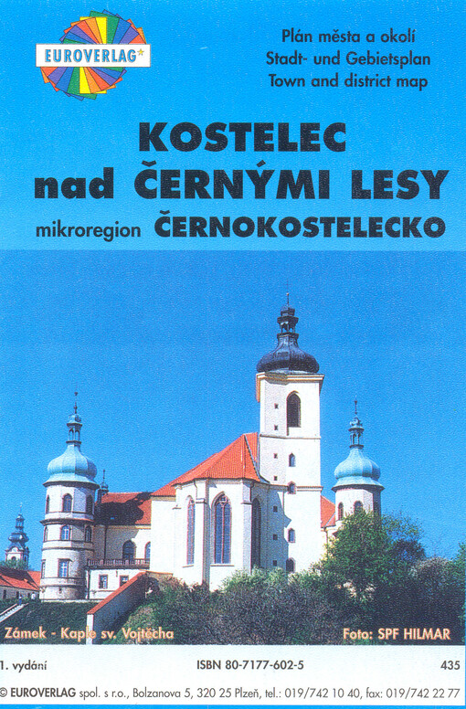 Kostelec nad Černými lesy mikroregion Černokostelecko : plán města a okolí