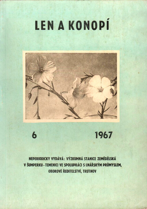 Len a konopí : neperiodický bulletin