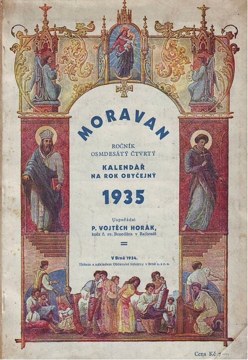 Moravan : kalendář na rok obyčejný ...