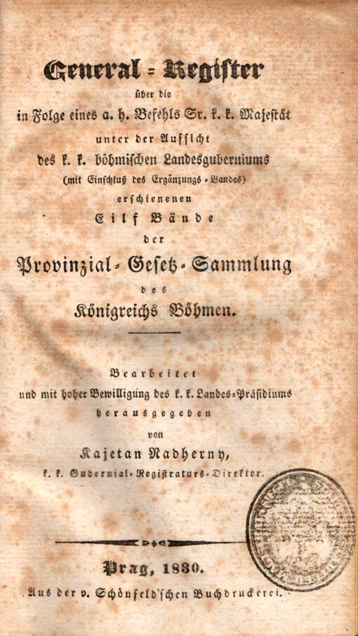 Provinzial-Gesetzsammlung des Königreichs Böhmen für das Jahr ...
