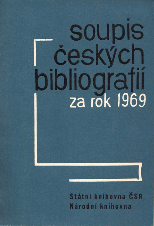 Bibliografický katalog ČSR. České knihy. Soupis českých bibliografií
