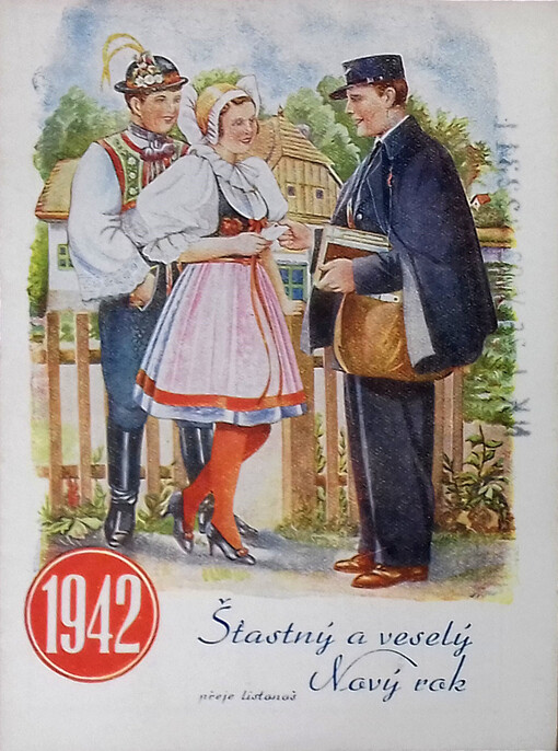 Poštovní knížka na rok ... : veleváženým příznivcům v úctě veškeré věnováno