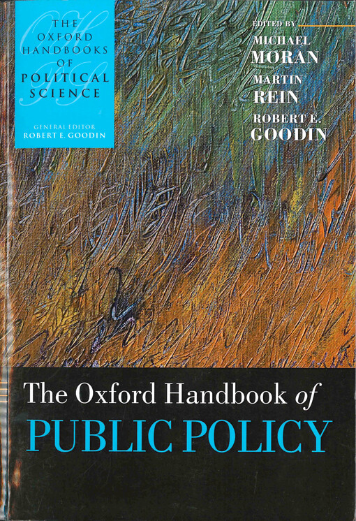 The Oxford handbook of public policy