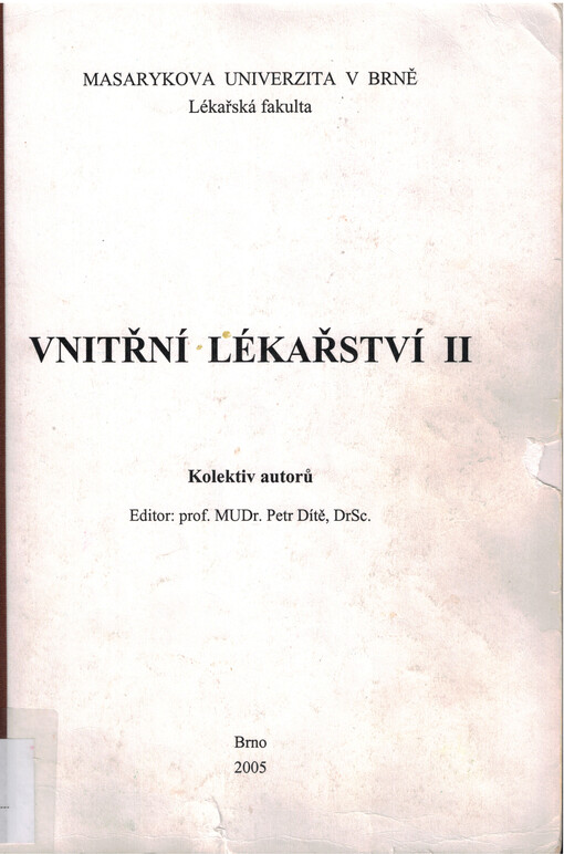 Vnitřní lékařství, Díl 2