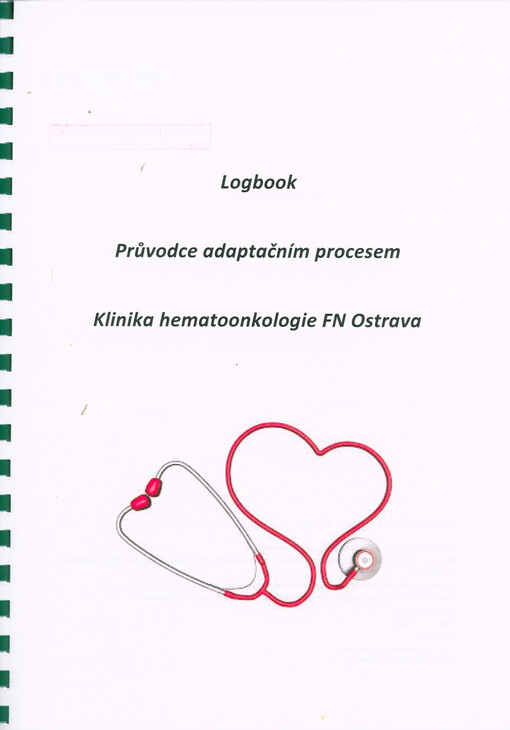 Logbook : průvodce adaptačním procesem : Klinika hematoonkologie FN Ostrava