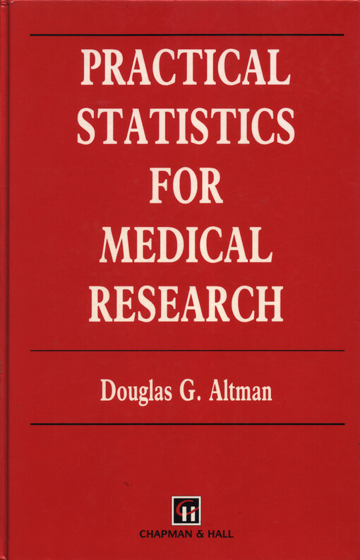 Practical statistics for medical research