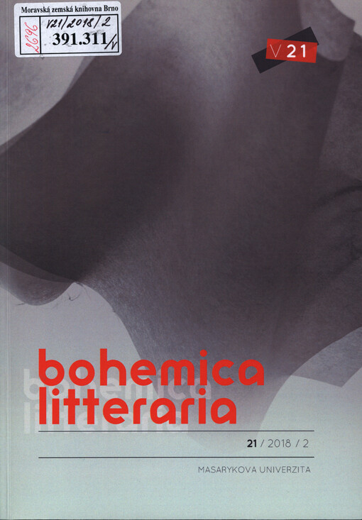 Sborník prací filozofické fakulty brněnské univerzity. Řada literárněvědná bohemistická (V) = [Studia minora Facultatis philosophicae Universitatis Brunensis]. Series bohemica litteraria