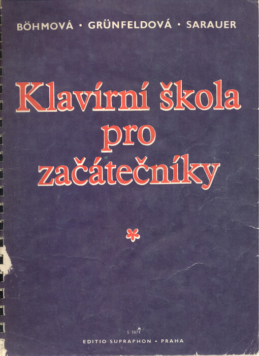 Klavírní škola pro začátečníky