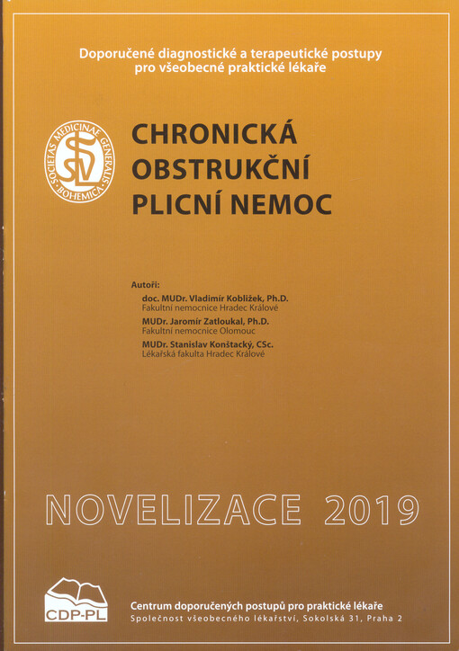 Chronická obstrukční plicní nemoc : doporučené diagnostické a terapeutické postupy pro všeobecné praktické lékaře 2019