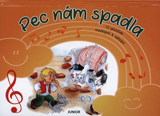 Pec nám spadla : 12 písniček snadných k zahrání