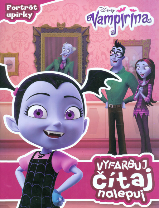 Portrét upírky : vyfarbuj, čítaj, nalepuj