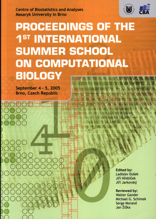 Proceedings of the 1st International Summer School on Computational Biology