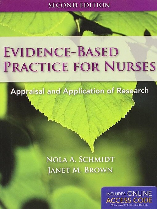 Evidence-based practice for nurses : appraisal and application of research