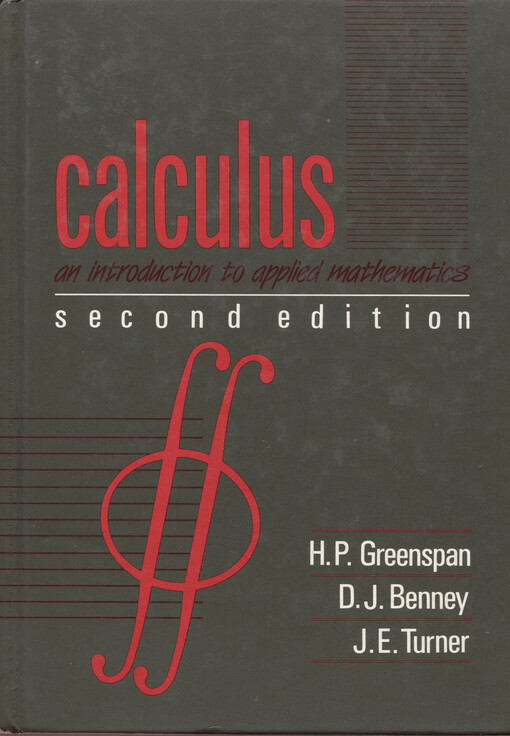 Calculus :an introduction to applied mathematics