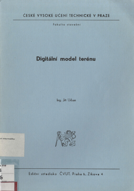 Digitální model terénu 1