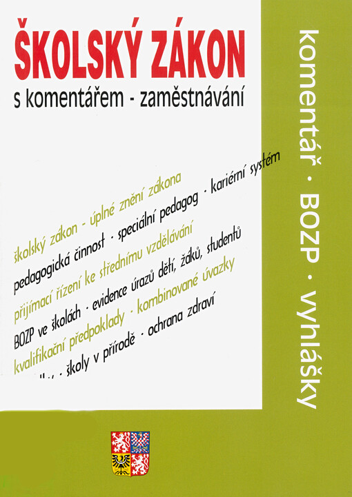 Školský zákon s komentářem - Zaměstnávání