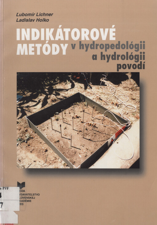 Indikátorové metódy v hydropedológii a hydrológii povodí