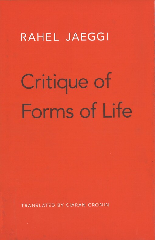 Critique of forms of life
