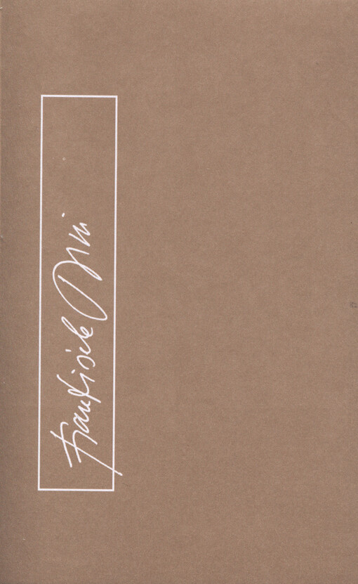 Anebo, aspoň : (fragmenty)