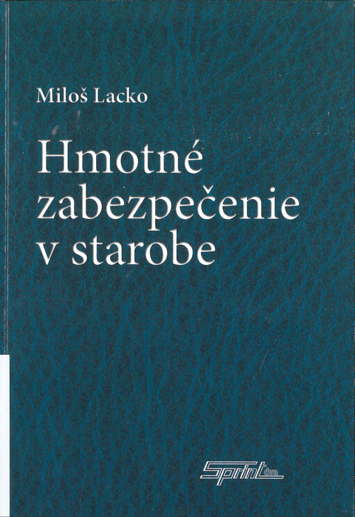 Hmotné zabezpečenie v starobe