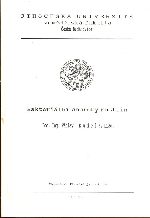 Bakteriální choroby rostlin