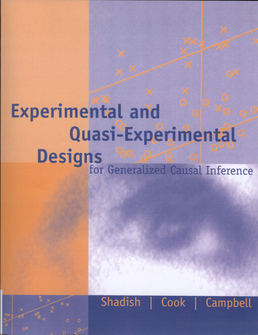 Experimental and quasi-experimental designs for generalized causal inference