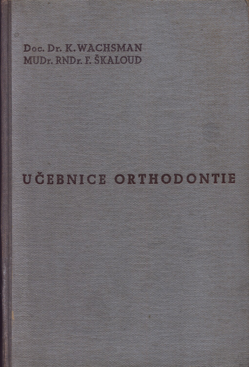 Učebnice orthodontie