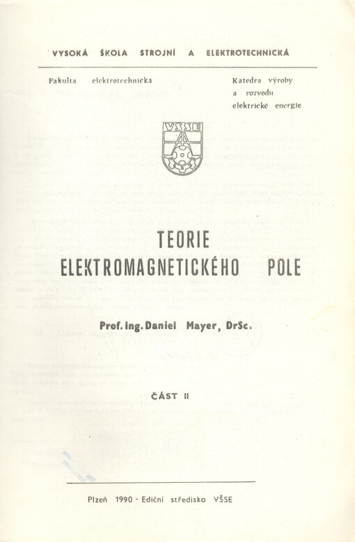 Teorie elektromagnetického pole