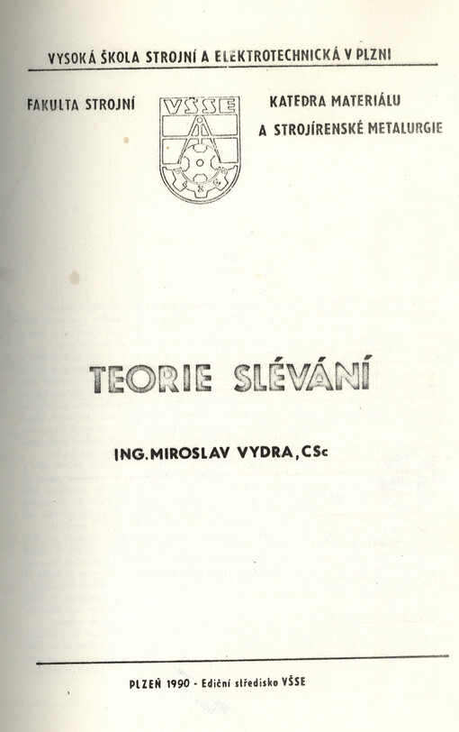 Teorie slévání
