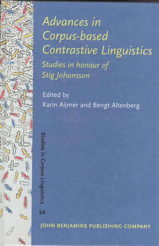 Advances in corpus-based contrastive linguistics : studies in honour of Stig Johansson