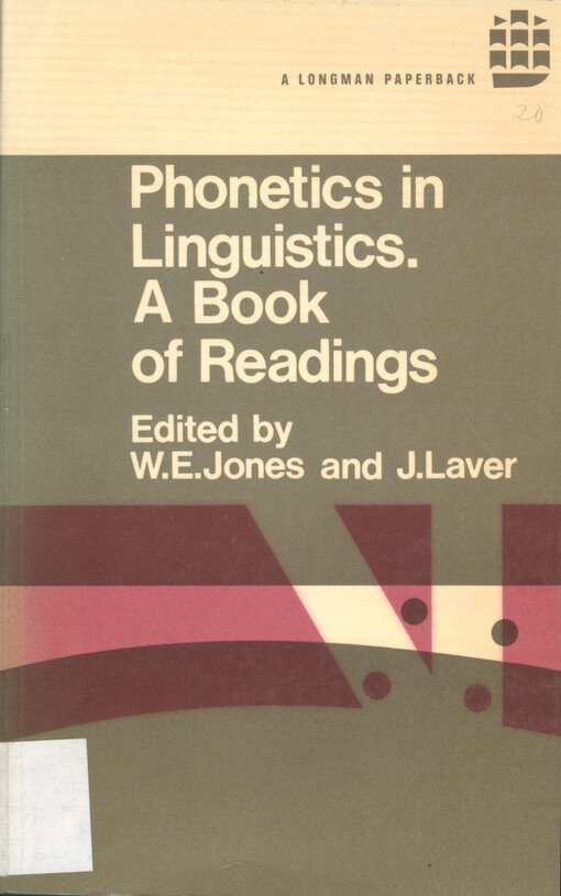 Phonetics in linguistics : a book of readings