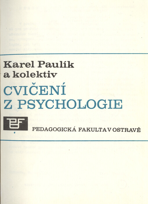 Cvičení z psychologie