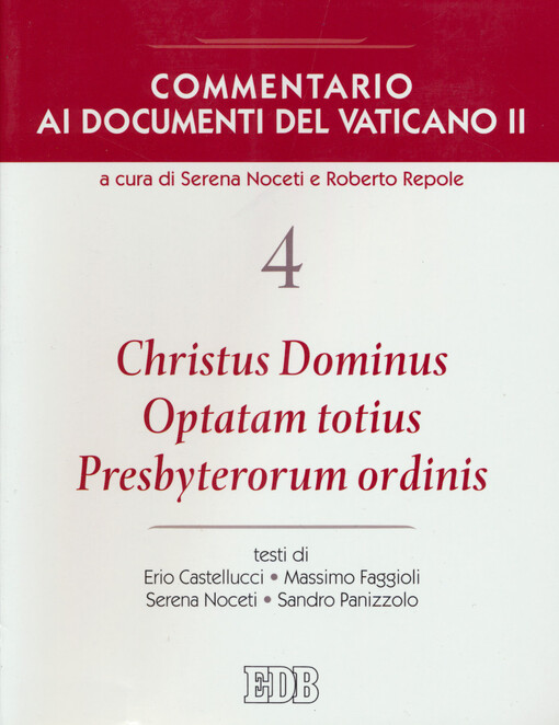 Christus Dominus Optatam totius Presbyterorum ordinis