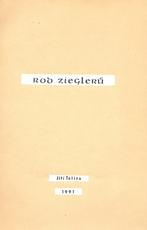 Rod Zieglerů
