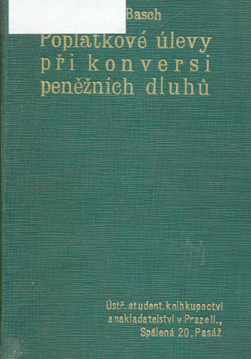 Poplatkové úlevy při konversi peněžních dluhů