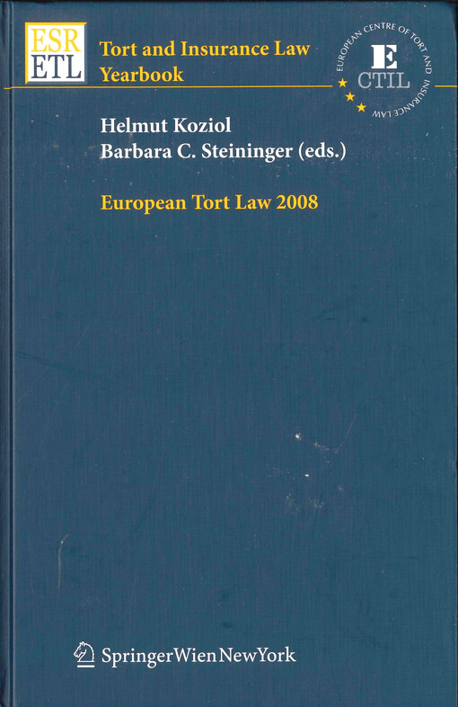 European tort law 2008