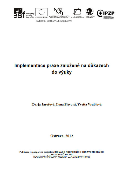 Implementace praxe založené na důkazech do výuky