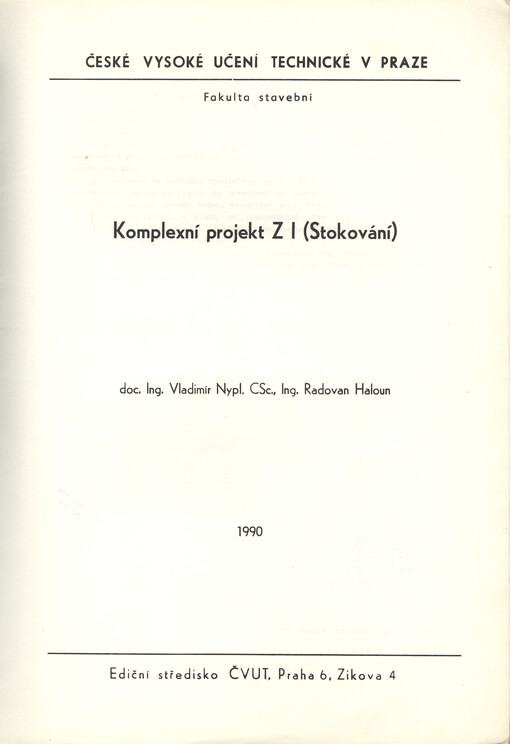 Komplexní projekt Z I