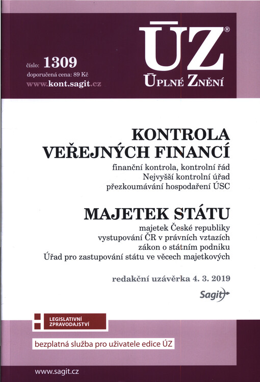 ÚZ č. 1309 Kontrola veřejných financí, Majetek státu