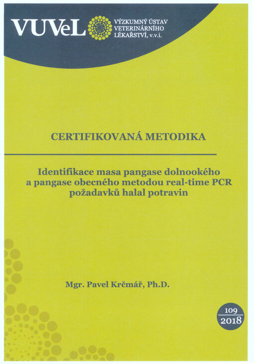 Identifikace masa pangase dolnookého a pangase obecného metodou real-time PCR
