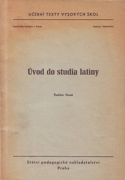 Úvod do studia latiny