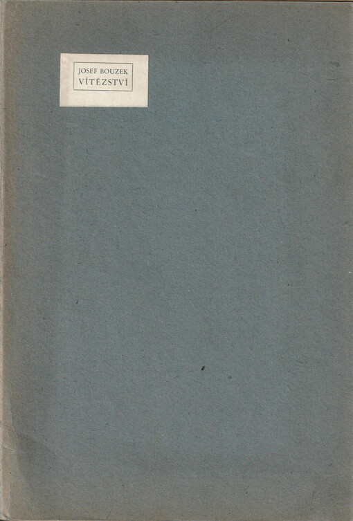 Vítězství : cyklus veršů k oslavě Květnové revoluce