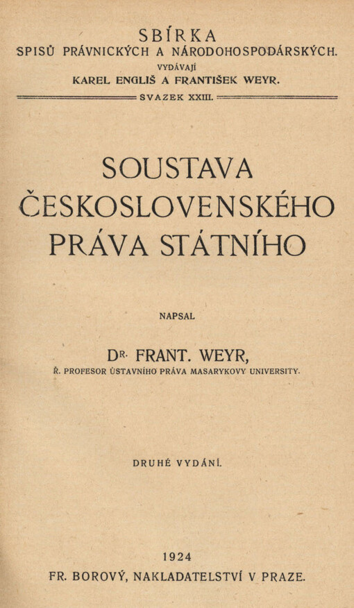 Soustava československého práva státního