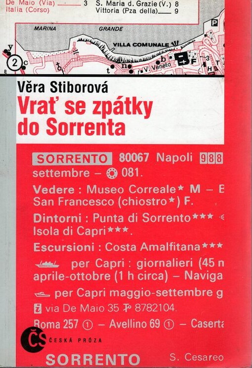 Vrať se zpátky do Sorrenta: (rozmarný příběh ze starých časů)