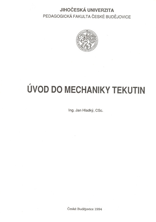 Úvod do mechaniky tekutin
