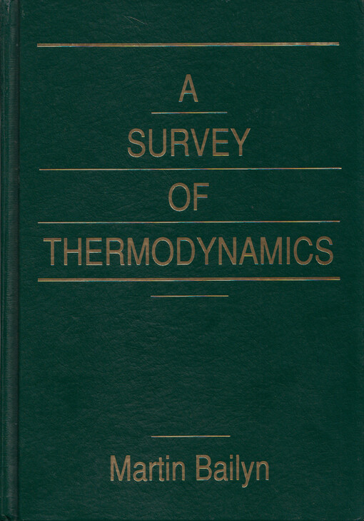 A survey of thermodynamics