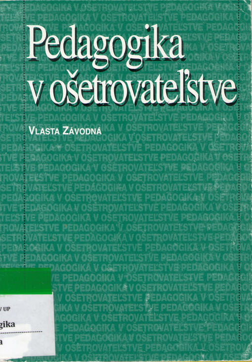 Pedagogika v ošetrovateľstve