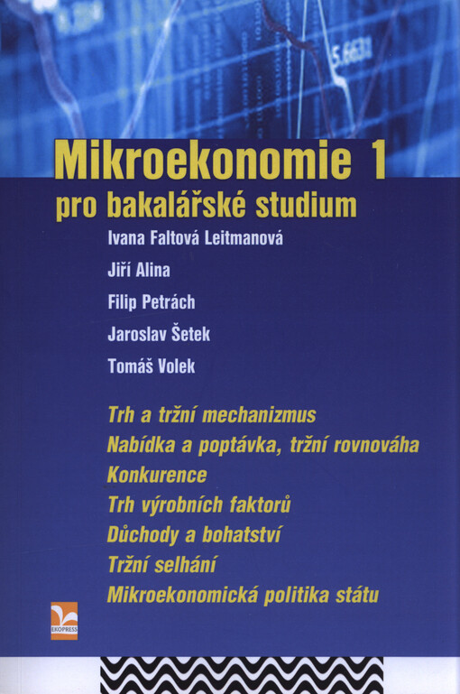 Mikroekonomie 1 – pro bakalářské studium