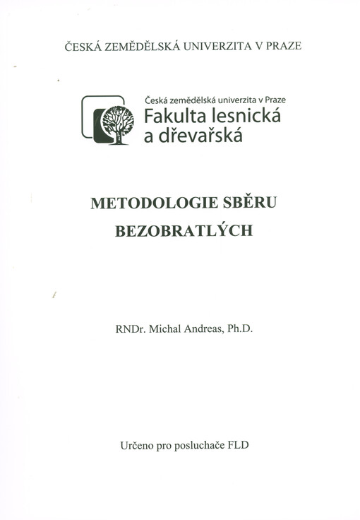 Metodologie sběru bezobratlých